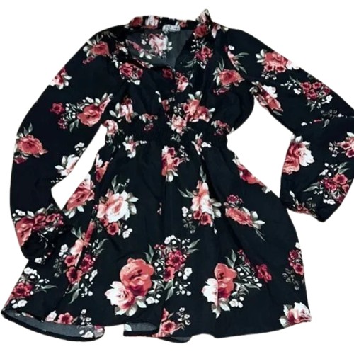 J-for-Justify-Black-Floral-Dress